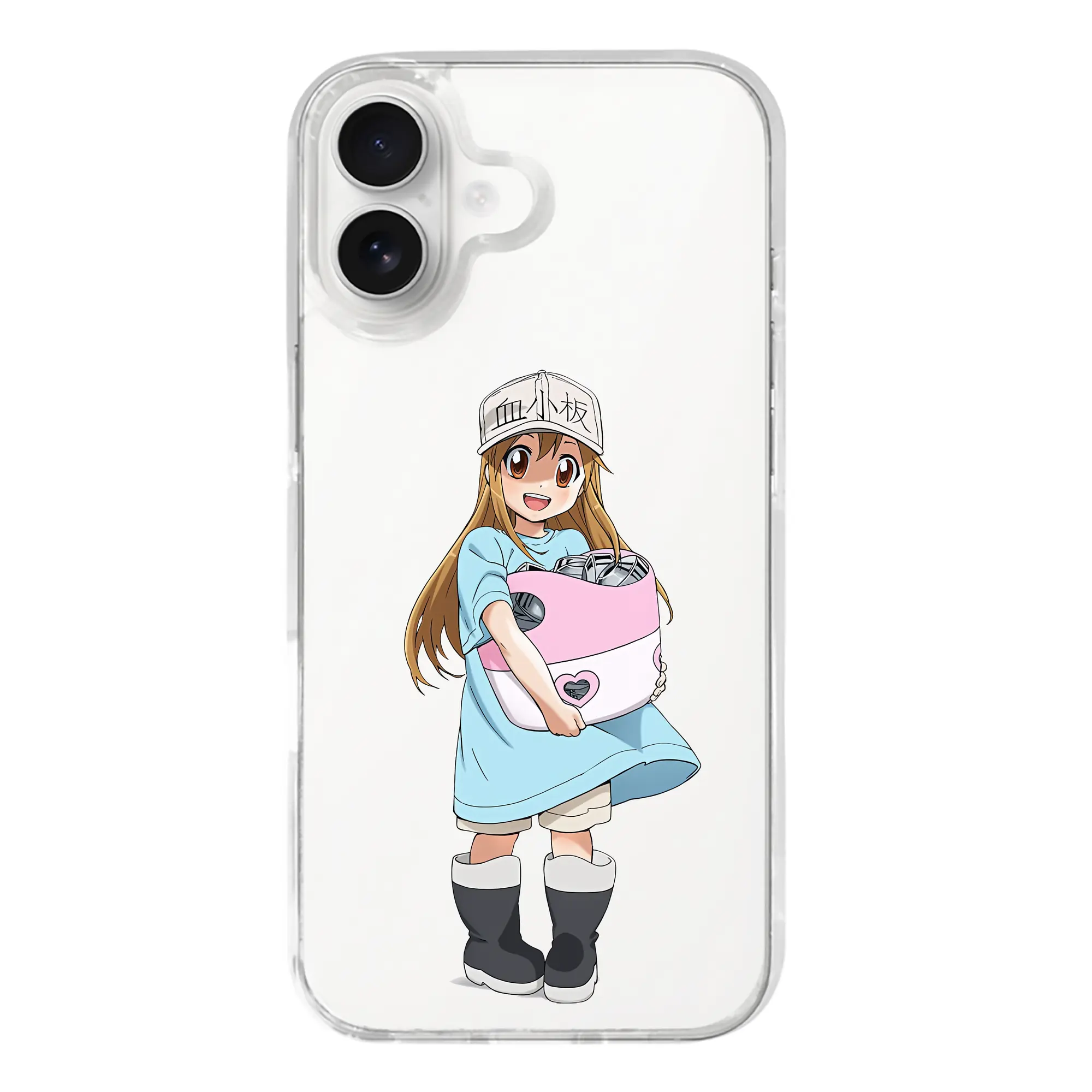 はたらく細胞 グッズ,血小板 - iPhone 17シリーズ 透明スマホケース – 薄型・耐衝撃・精密フィット保護カバー